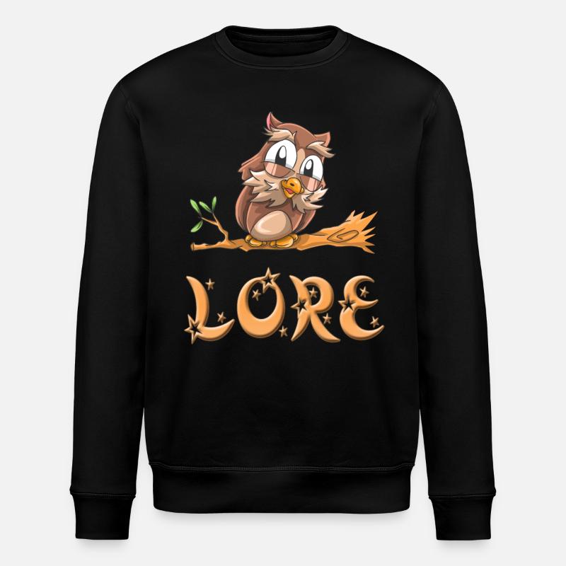 Owl Lore - Stanley/Stella ROLLER Unisex Organic Sweatshirt - black