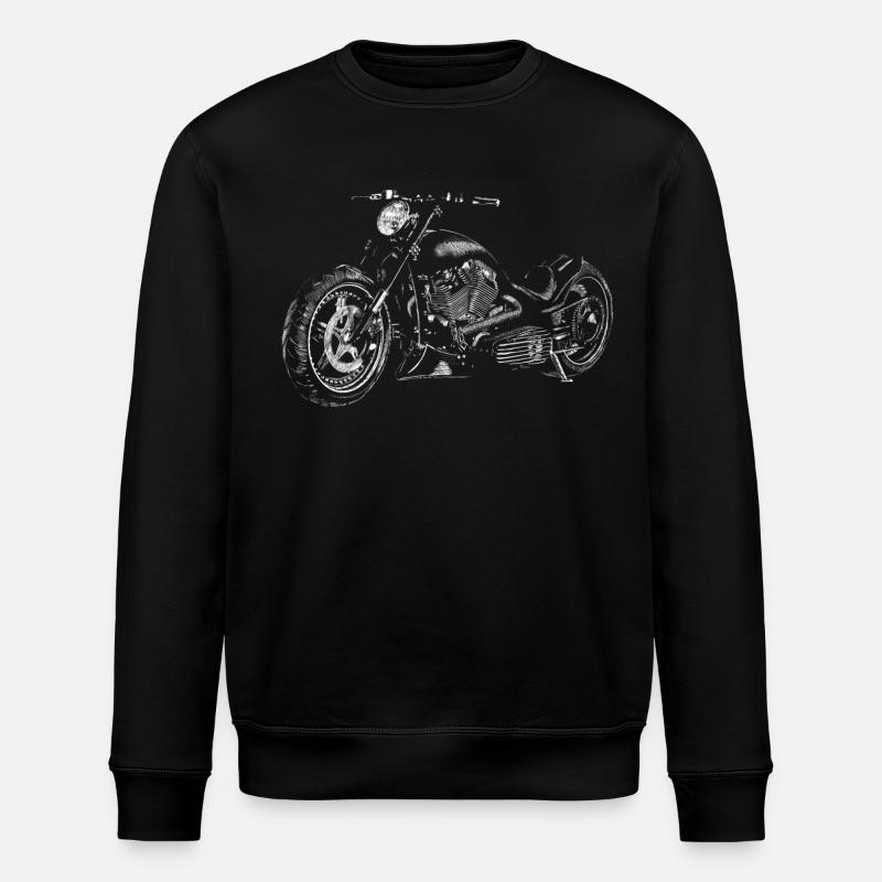 chopper - Stanley/Stella ROLLER Unisex Organic Sweatshirt - black