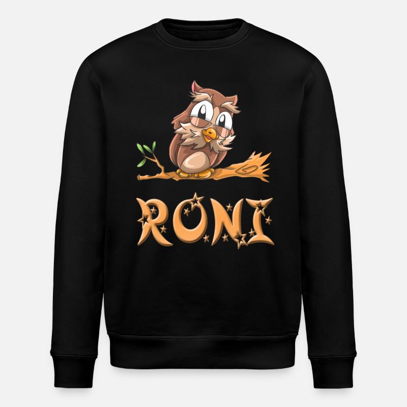 Chouette Roni - Sweat bio ROLLER Stanley/Stella Unisexe - noir