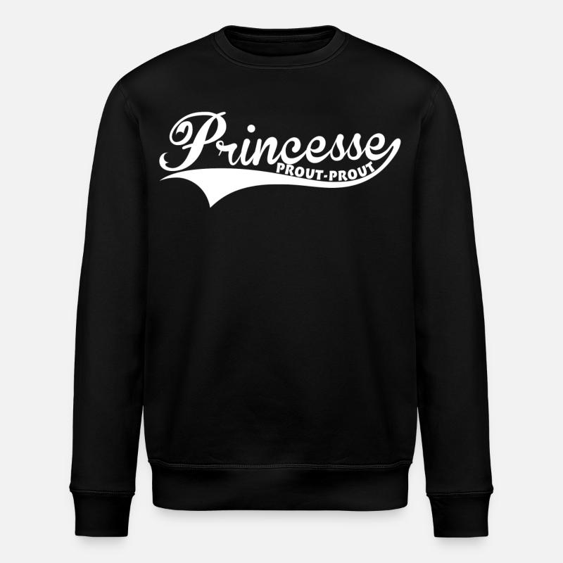 Princesse Prout-Prout - Sweat bio ROLLER Stanley/Stella Unisexe - noir