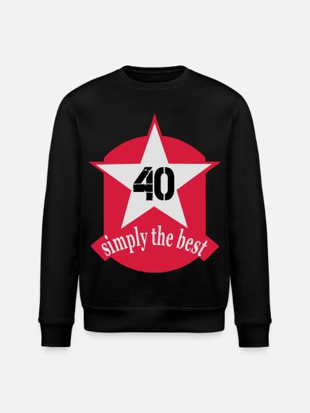 birthday - Stanley/Stella ROLLER Unisex Organic Sweatshirt - black
