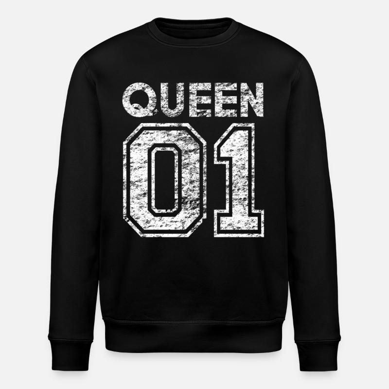 Queen 01 T-Shirt - Sweat bio ROLLER Stanley/Stella Unisexe - noir