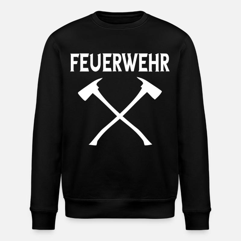 Feuerwehr - Stanley/Stella Unisex Bio-Sweatshirt ROLLER - Schwarz
