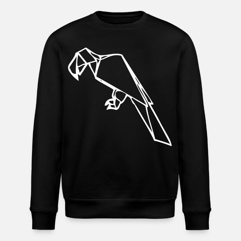 Ara | Perroquet | Origami - Sweat bio ROLLER Stanley/Stella Unisexe - noir