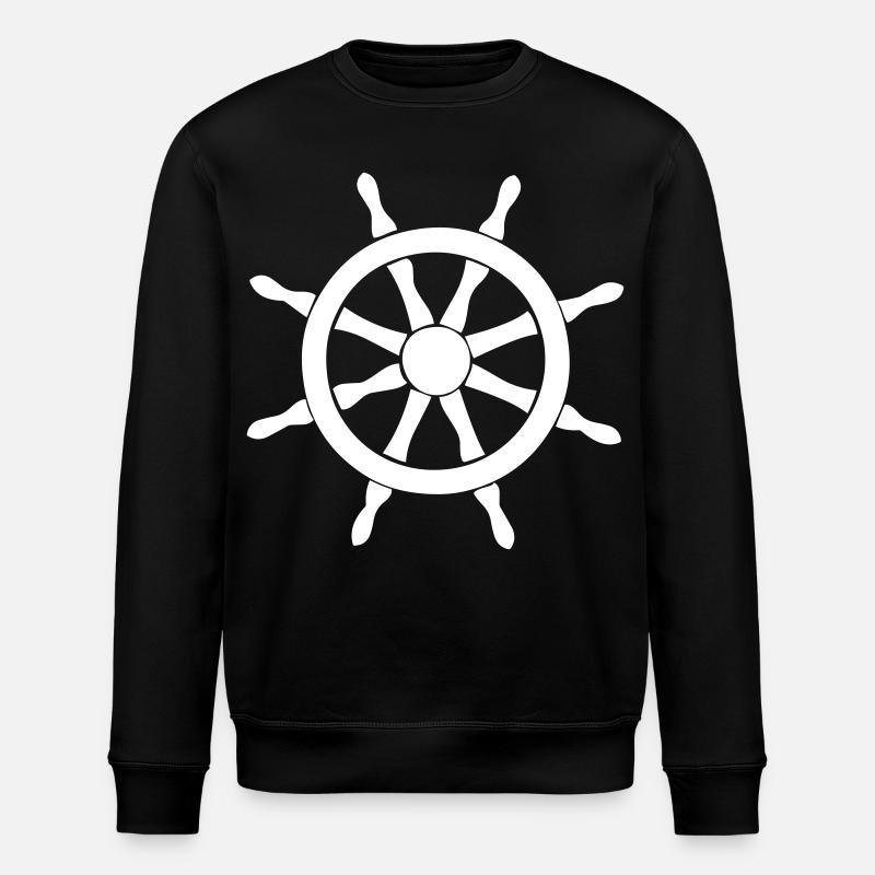 Steuerrad - Stanley/Stella Unisex Bio-Sweatshirt ROLLER - Schwarz