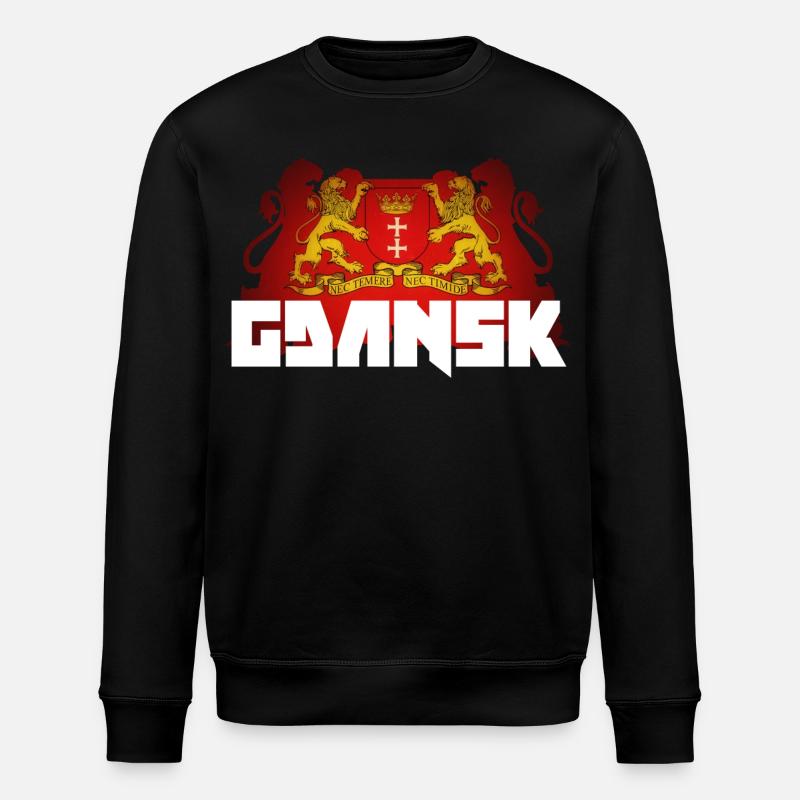 Danzig - Polen - Stanley/Stella Unisex Bio-Sweatshirt ROLLER - Schwarz