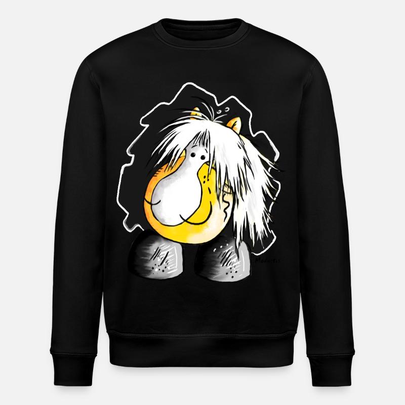 Haflinger - Hafi - Pferd - Stanley/Stella Unisex Bio-Sweatshirt ROLLER - Schwarz