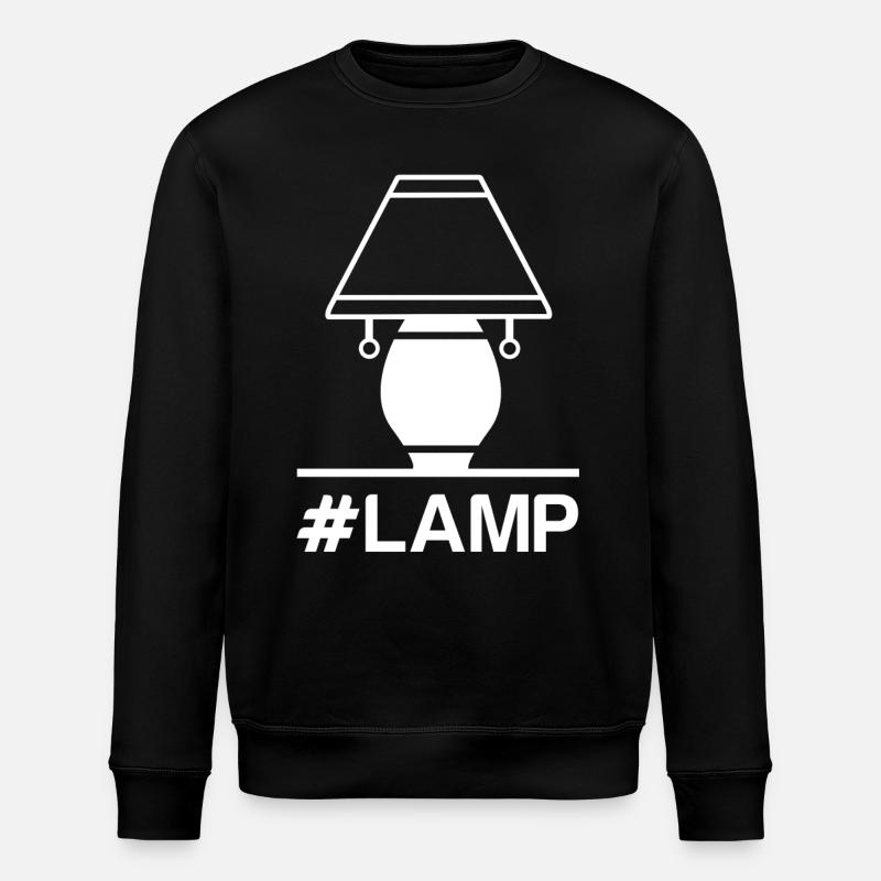 Lampe Glühbirne Lampenschirm Leuchte - Stanley/Stella Unisex Bio-Sweatshirt ROLLER - Schwarz