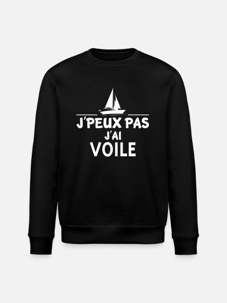 Ich kann nicht segeln. - Stanley/Stella Unisex Bio-Sweatshirt ROLLER - Schwarz