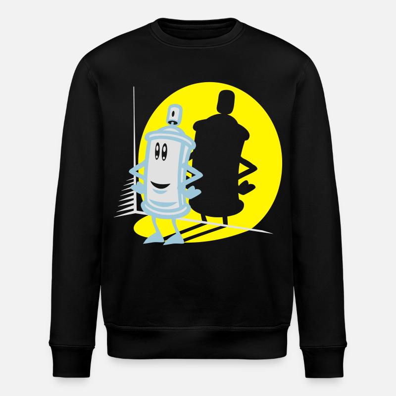 Spray-und Flex-Strahler - Stanley/Stella Unisex Bio-Sweatshirt ROLLER - Schwarz