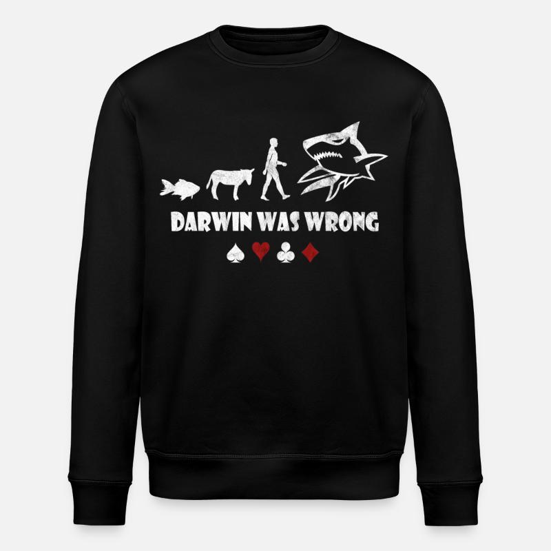 Poker - Stanley/Stella Unisex Bio-Sweatshirt ROLLER - Schwarz