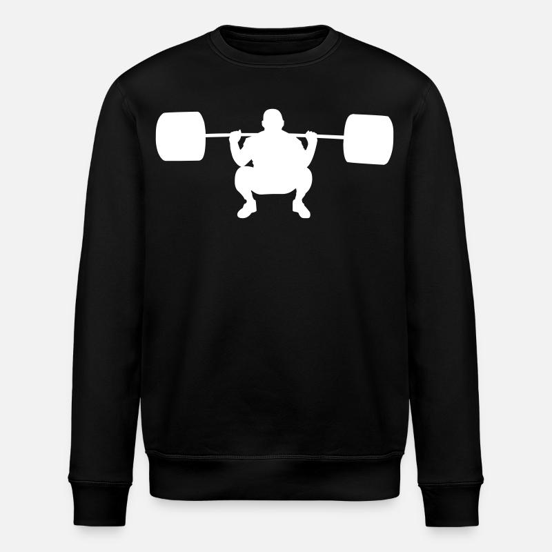 Soulever du poids - Sweat bio ROLLER Stanley/Stella Unisexe - noir
