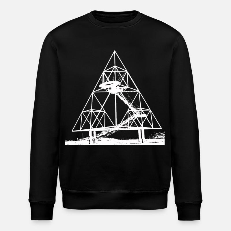 TÉTRAÈDER BLANC - Sweat bio ROLLER Stanley/Stella Unisexe - noir