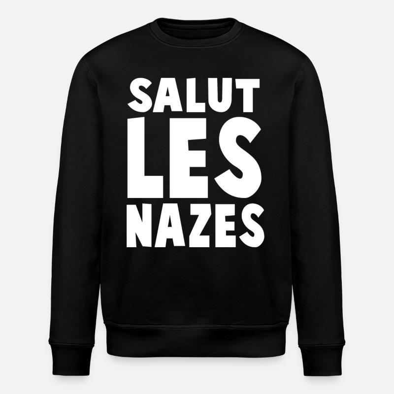 Salutations Macabres Noir et Blanc - Sweat bio ROLLER Stanley/Stella Unisexe - noir