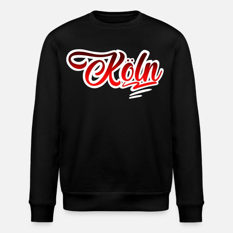 Köln - Stanley/Stella Unisex Bio-Sweatshirt ROLLER - Schwarz