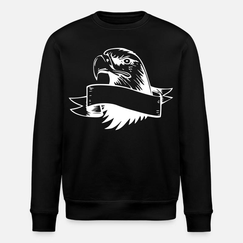 Adlerkopf - Stanley/Stella Unisex Bio-Sweatshirt ROLLER - Schwarz