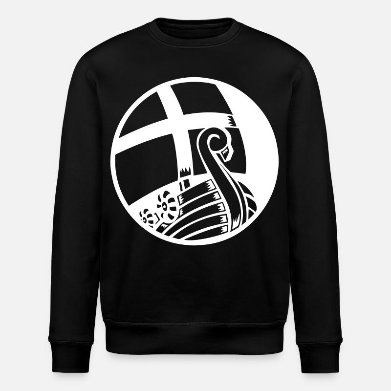 Wikingerschiff - Kogge - Stanley/Stella Unisex Bio-Sweatshirt ROLLER - Schwarz