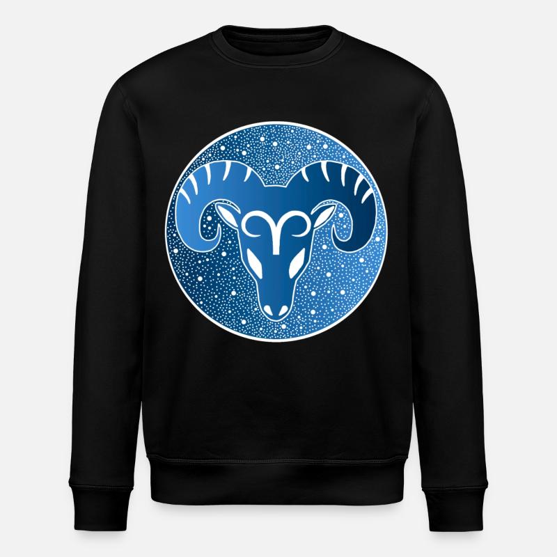 Signe astrologique : bélier - Sweat bio ROLLER Stanley/Stella Unisexe - noir