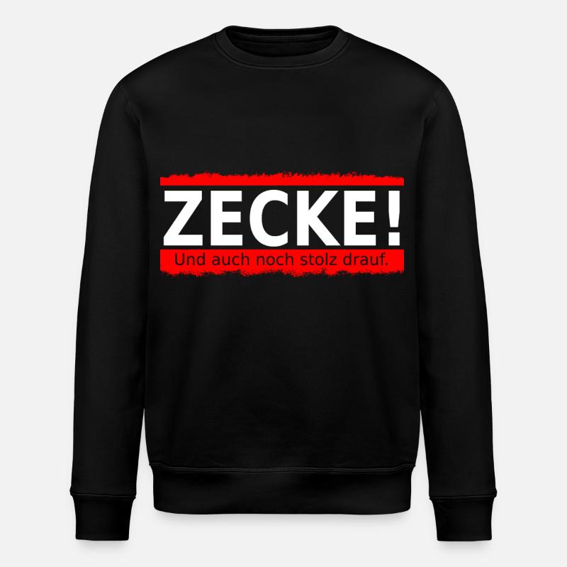Zecke - Stanley/Stella Unisex Bio-Sweatshirt ROLLER - Schwarz
