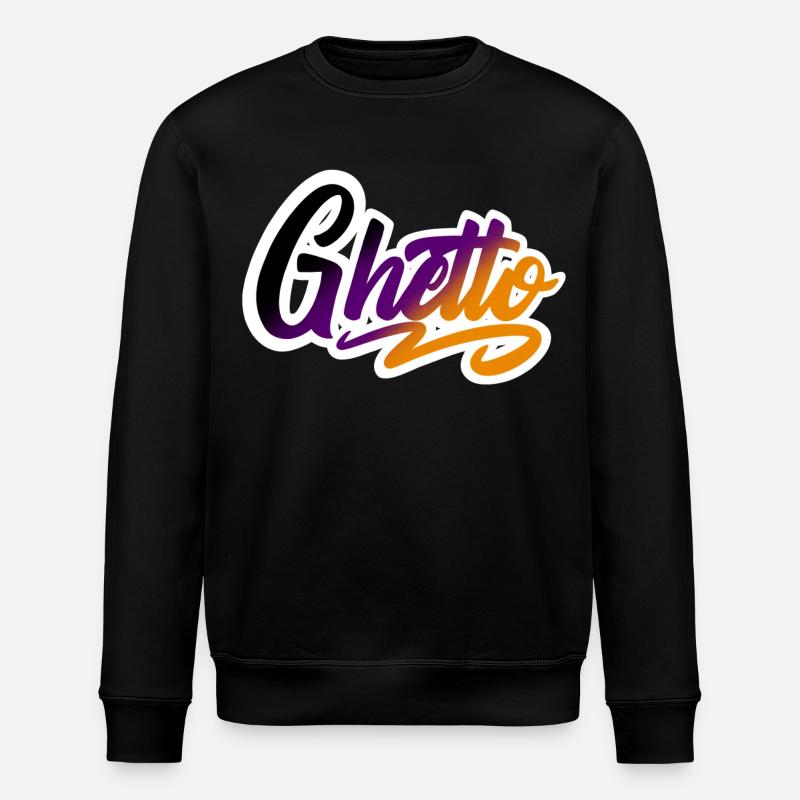 Ghetto - Sweat bio ROLLER Stanley/Stella Unisexe - noir