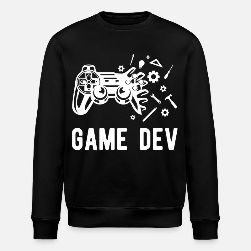 Game Dev - Stanley/Stella ROLLER Unisex Organic Sweatshirt - black