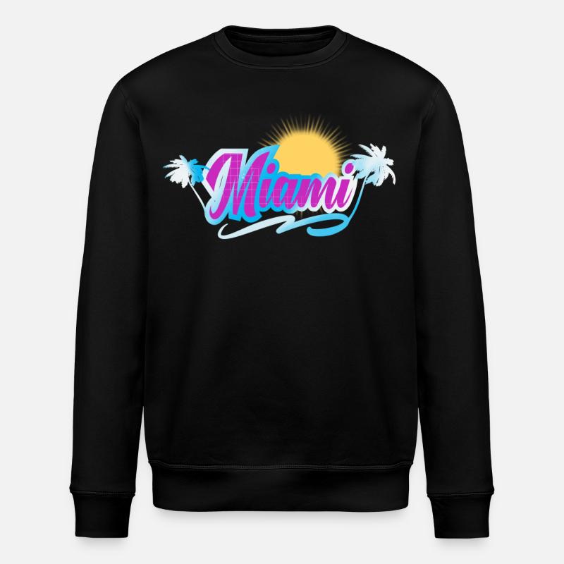 Miami - Stanley/Stella Unisex Bio-Sweatshirt ROLLER - Schwarz