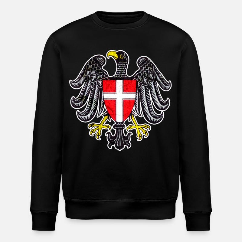 Vienna - Stanley/Stella ROLLER Unisex Organic Sweatshirt - black