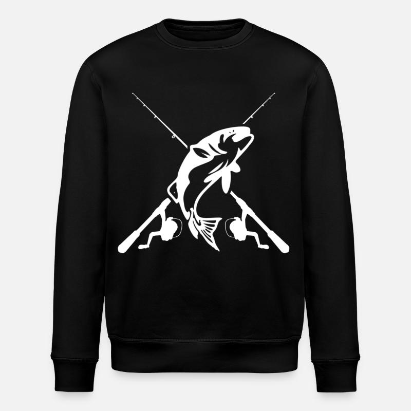 pêche - Sweat bio ROLLER Stanley/Stella Unisexe - noir