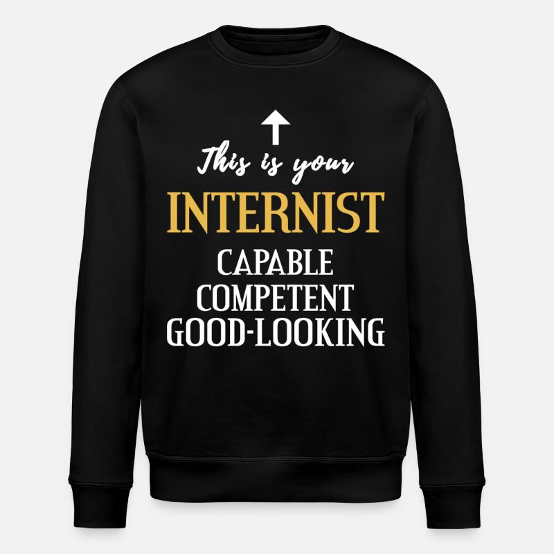 Médecin interniste compétent beau cadeau - Sweat bio ROLLER Stanley/Stella Unisexe - noir