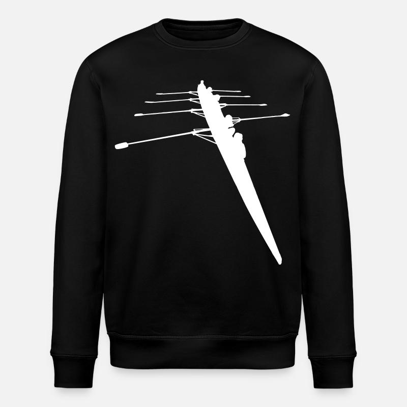Ruderer - 4er Ruderboot - Stanley/Stella Unisex Bio-Sweatshirt ROLLER - Schwarz