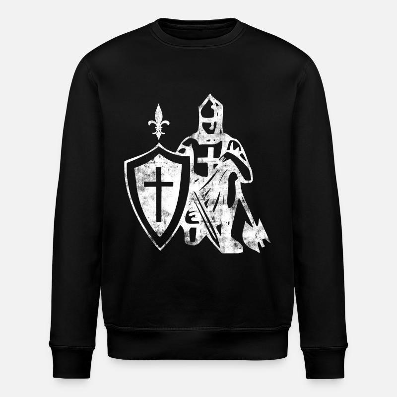 Kreuzritter - Stanley/Stella Unisex Bio-Sweatshirt ROLLER - Schwarz