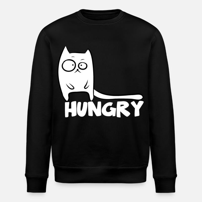 Chats affamés de chat drôle - Sweat bio ROLLER Stanley/Stella Unisexe - noir