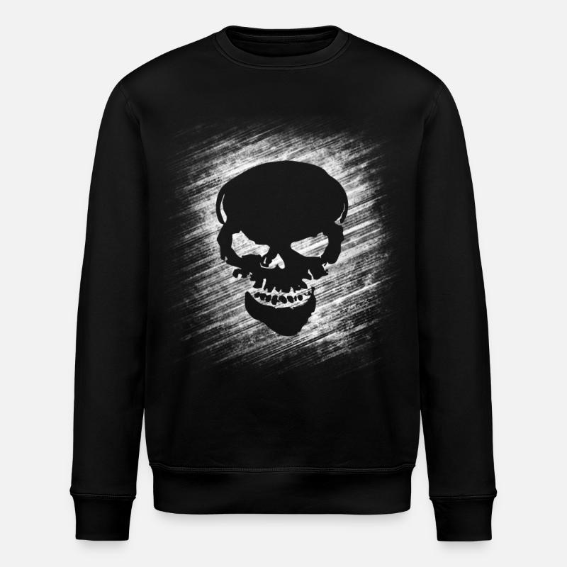 Totenkopf - Stanley/Stella Unisex Bio-Sweatshirt ROLLER - Schwarz
