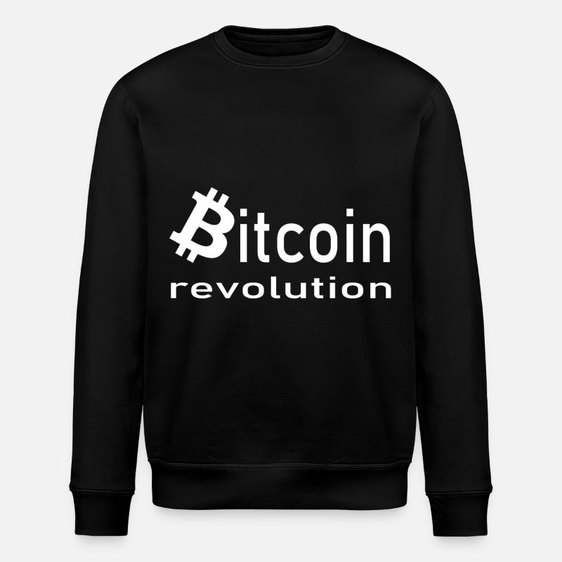 Bitcoin und Hodler - Stanley/Stella Unisex Bio-Sweatshirt ROLLER - Schwarz