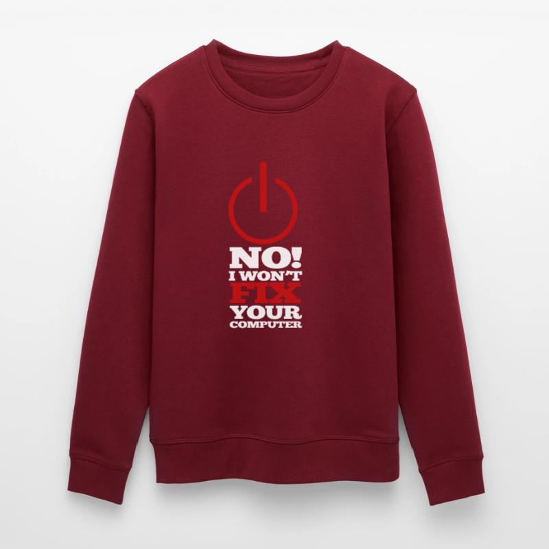 Computer Programm Code Nerd Script Hacker Stanley/Stella Unisex Bio-Sweatshirt ROLLER