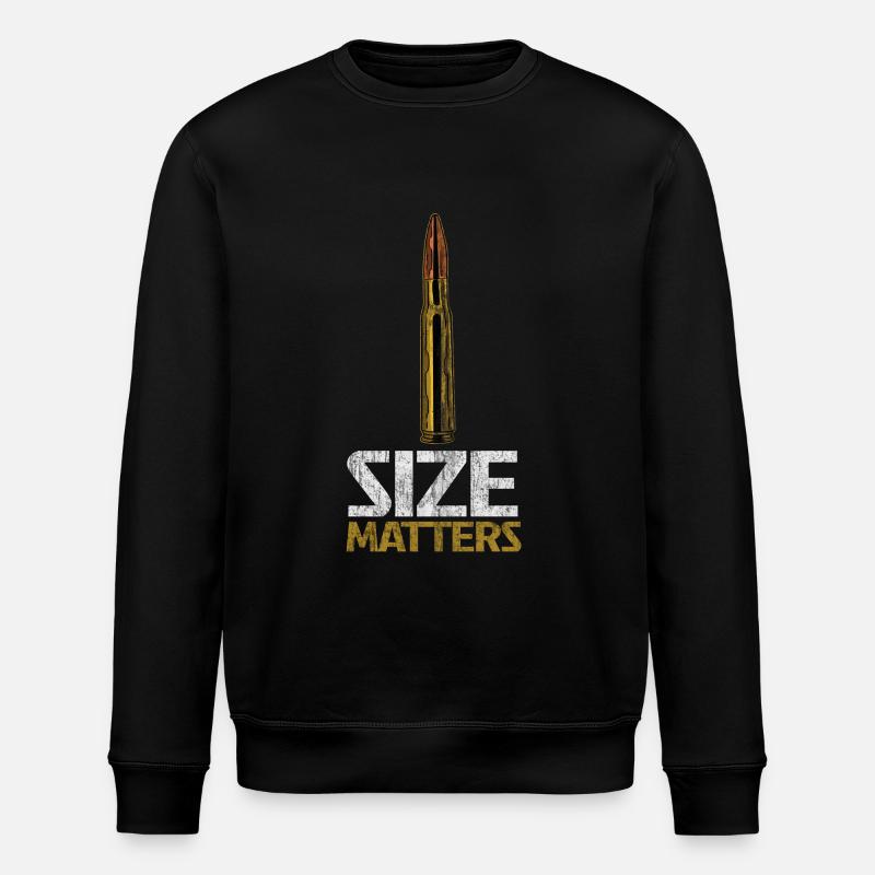 Ammunition with a strong message - Stanley/Stella ROLLER Unisex Organic Sweatshirt - black