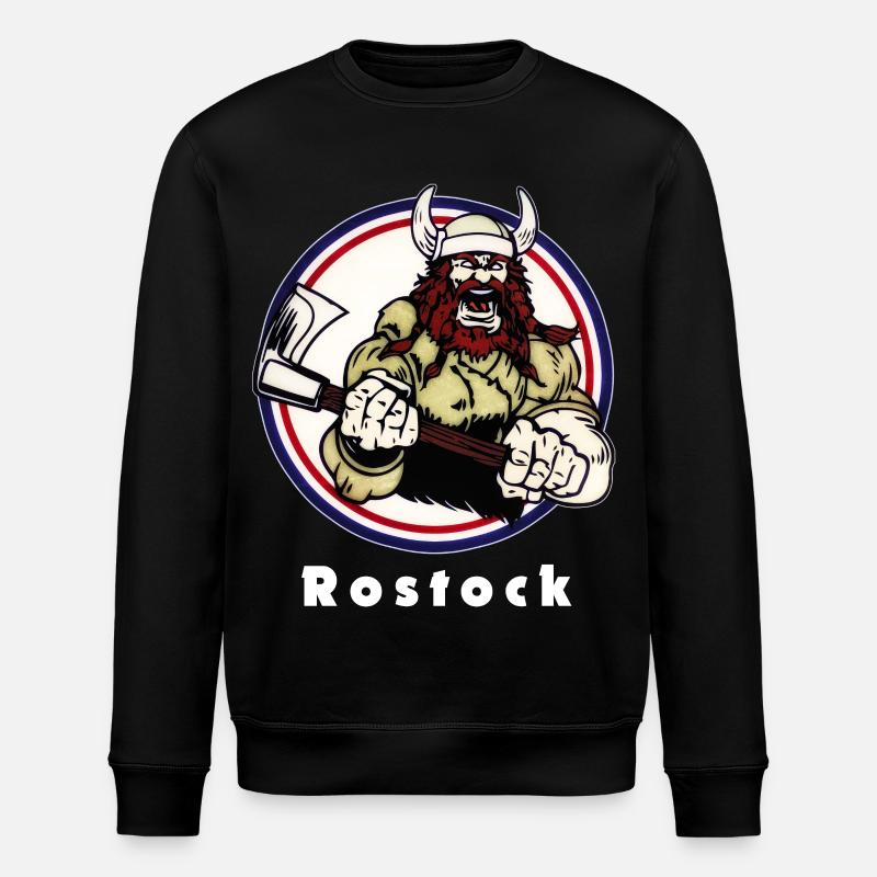 Rostock Vikings - Sweat bio ROLLER Stanley/Stella Unisexe - noir