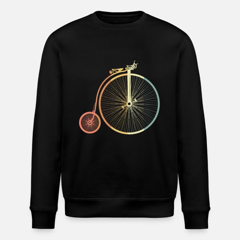 Penny farthing - Sweat bio ROLLER Stanley/Stella Unisexe - noir
