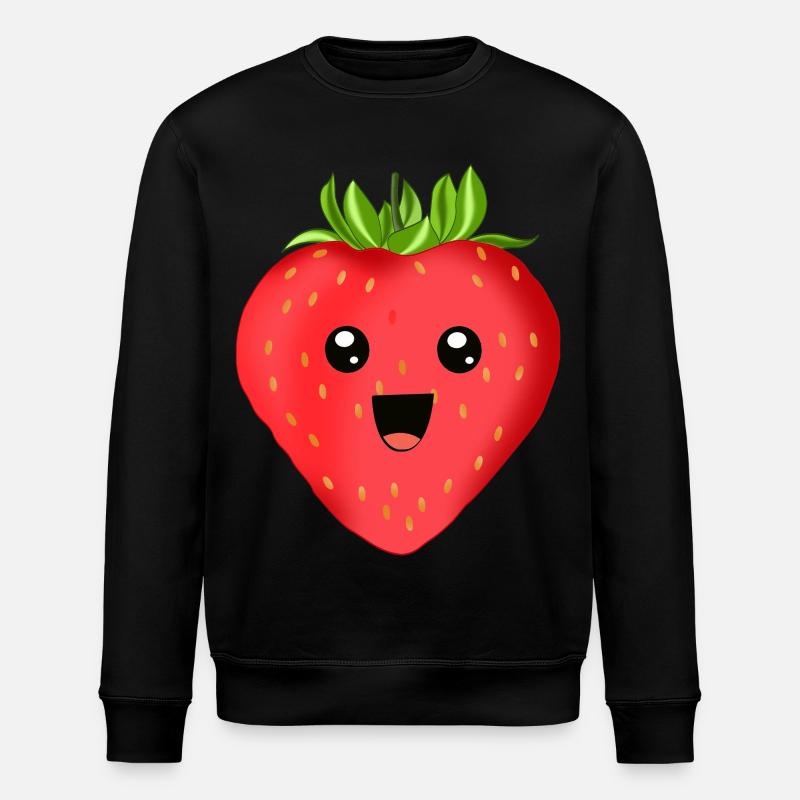 Fraise - design - Sweat bio ROLLER Stanley/Stella Unisexe - noir