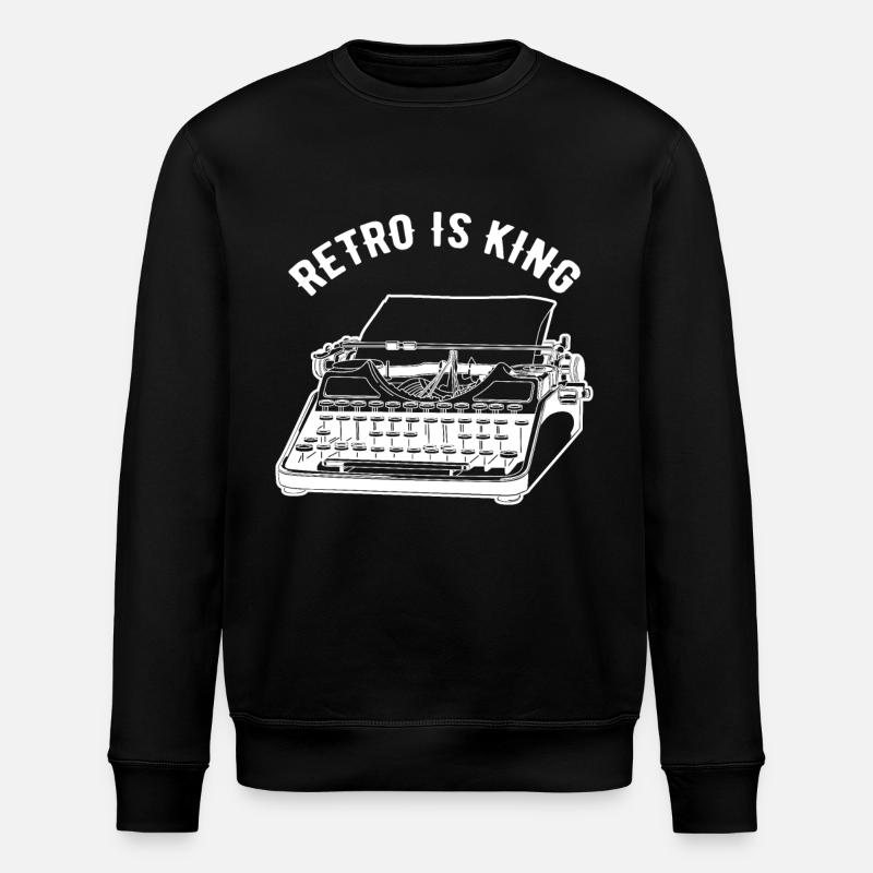 machine à écrire - Sweat bio ROLLER Stanley/Stella Unisexe - noir