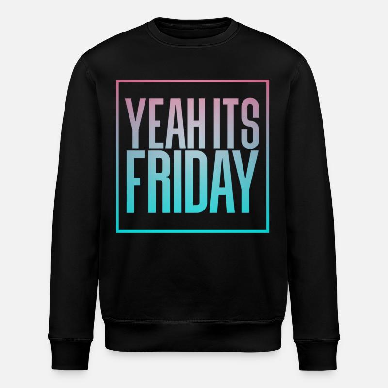 Friday - Stanley/Stella Unisex Bio-Sweatshirt ROLLER - Schwarz