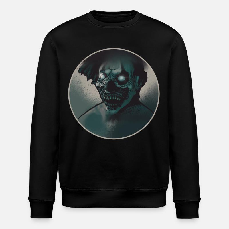 Horror Clown - Stanley/Stella Unisex Bio-Sweatshirt ROLLER - Schwarz