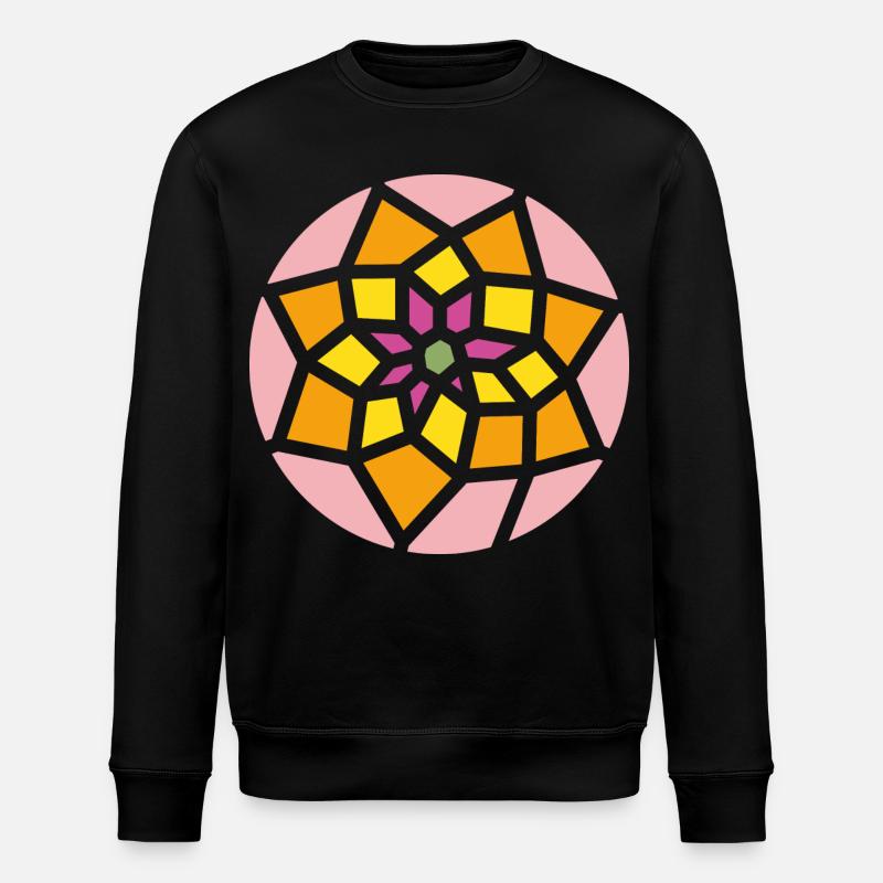 mandala - Stanley/Stella ROLLER Unisex Organic Sweatshirt - black