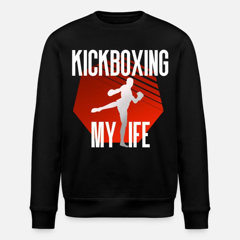 Kickboxing Kickboxing - Stanley/Stella ROLLER Unisex Organic Sweatshirt - black