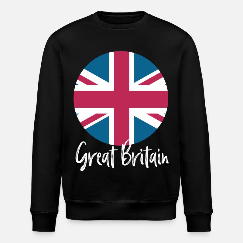 Great Britain - Stanley/Stella Unisex Bio-Sweatshirt ROLLER - Schwarz