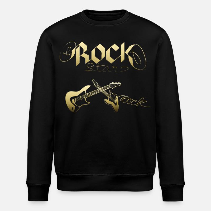 Rock Star - Stanley/Stella Unisex Bio-Sweatshirt ROLLER - Schwarz