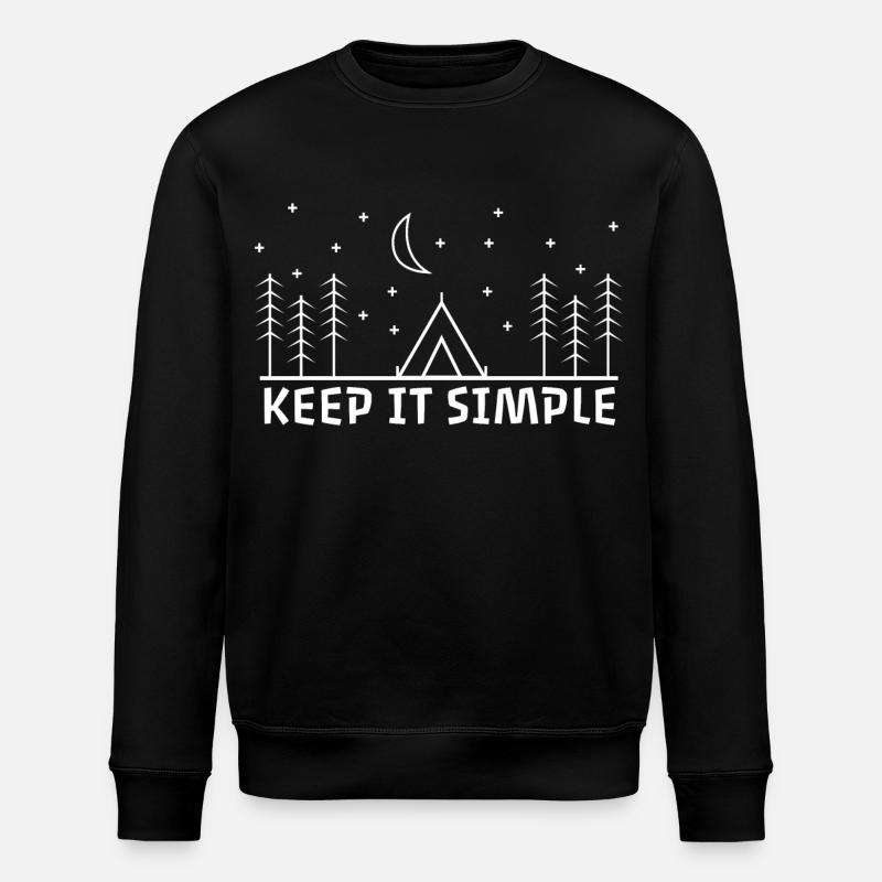 Keep It Simple - Stanley/Stella Unisex Bio-Sweatshirt ROLLER - Schwarz