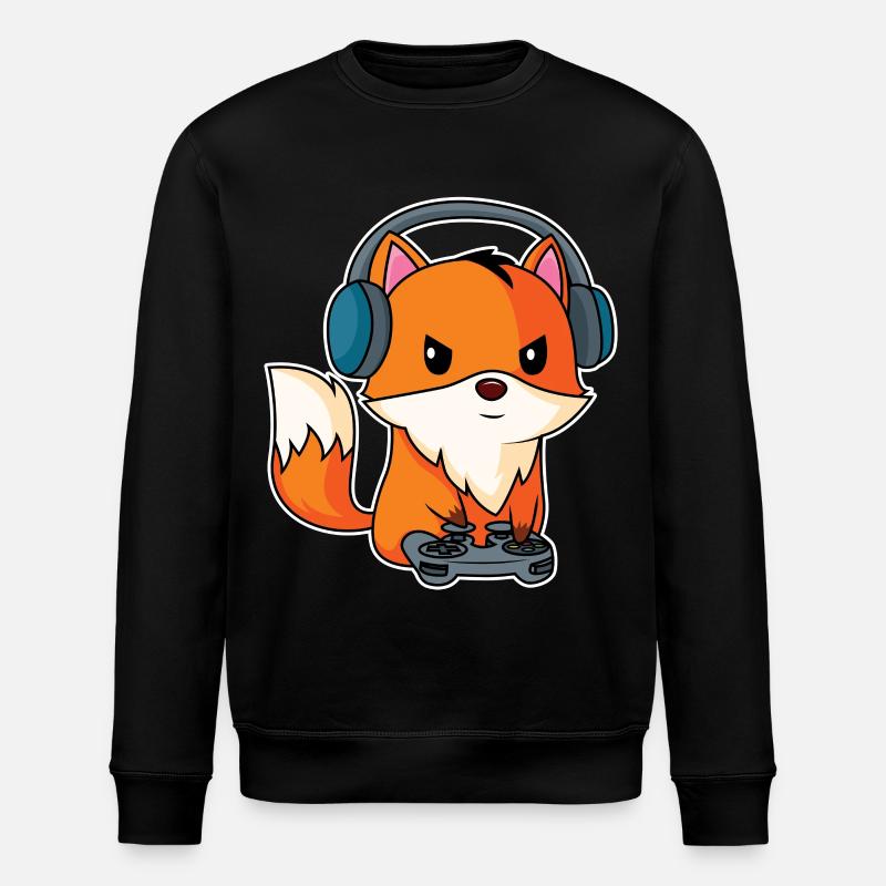 Gaming Fox - Conception Fox Player - Sweat bio ROLLER Stanley/Stella Unisexe - noir