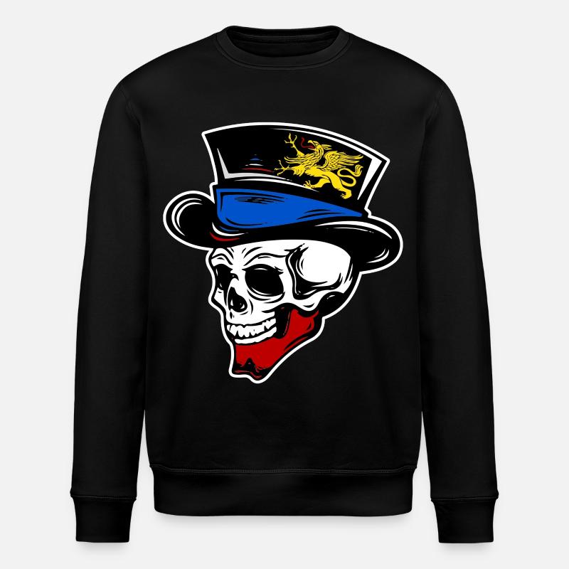 Totenkopf Rostock - Stanley/Stella Unisex Bio-Sweatshirt ROLLER - Schwarz