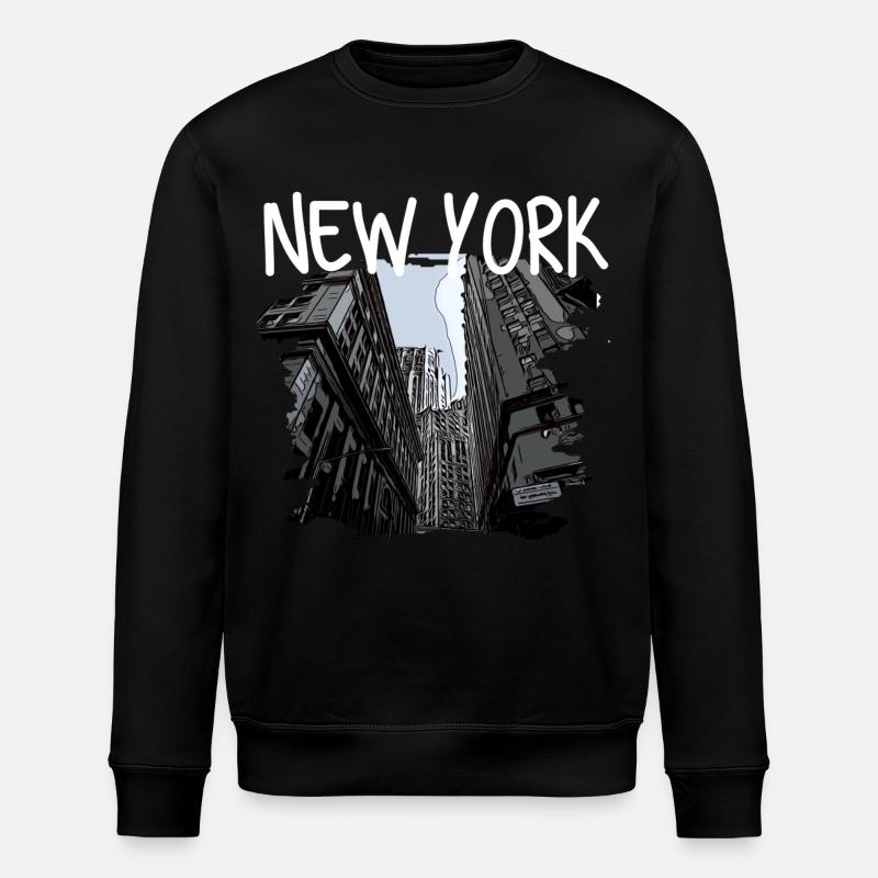 New York - Sweat bio ROLLER Stanley/Stella Unisexe - noir